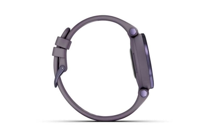 Man sieht die Garmin Lily Sport von der Seite.